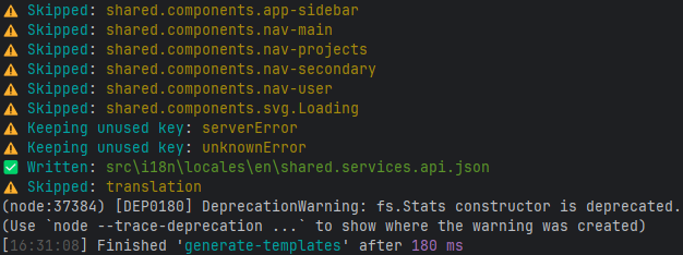 Generate templates log-2